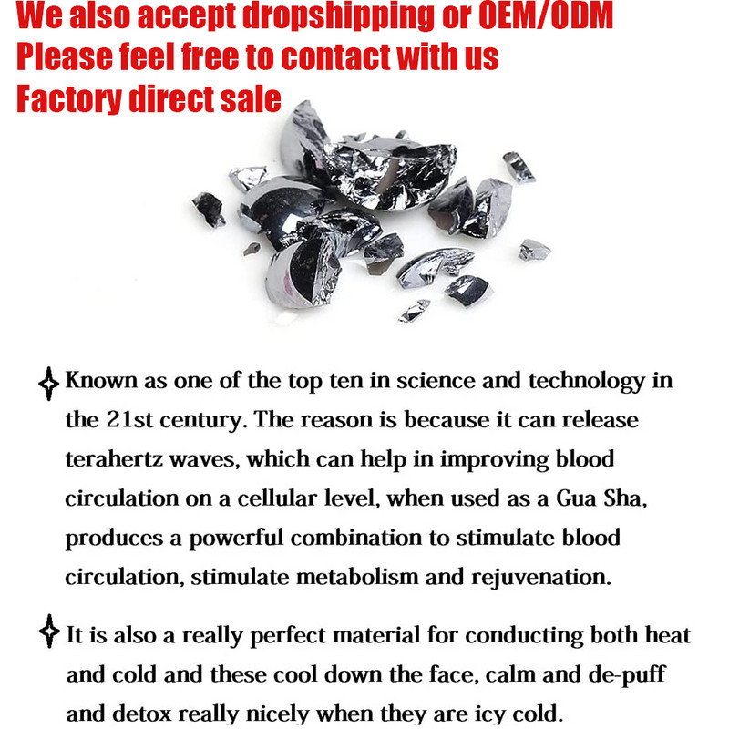 Valjak od žada za masažu lica Gua Sha set Valjak za uljepšavanje lica Alat za njegu kože Terahertz energetski kameni masažer Lice Oko Vrat Guasha