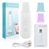Skin scrubber vibrációs masszázs mély arctisztító spatula mitesszer eltávolító peeling lapát arc pórustisztító arc lifting eszköz