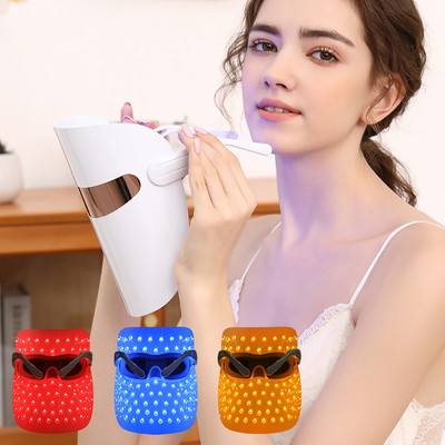 2022. Najprodavaniji proizvod Beauty Light Therapy Mask 3-color Mask Manual Touch Anti-Aging Spa Essence Imported Photon Skin Women
