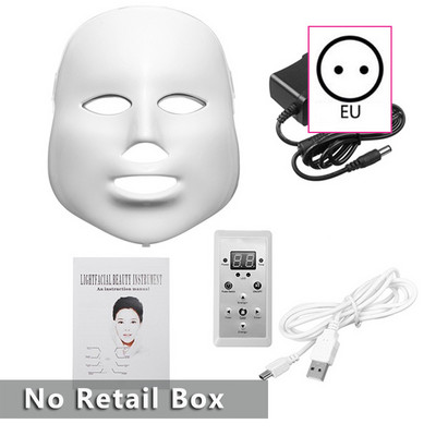 mașină de ridicare a măștilor faciale cu led 7 culori albastru roșu terapie cu lumină mască cu led terapie cu fotoni de frumusețe mască facială dispozitiv de întinerire a pielii