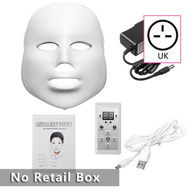 mașină de ridicare a măștilor faciale cu led 7 culori albastru roșu terapie cu lumină mască cu led terapie cu fotoni de frumusețe mască facială dispozitiv de întinerire a pielii