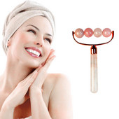 Valjak od žada za lice Masažer za vrat, kožu i oči Valjak za tretman očiju Smanjenje bora protiv starenja Prirodna kristalna ljepota Valjak za lice od žada