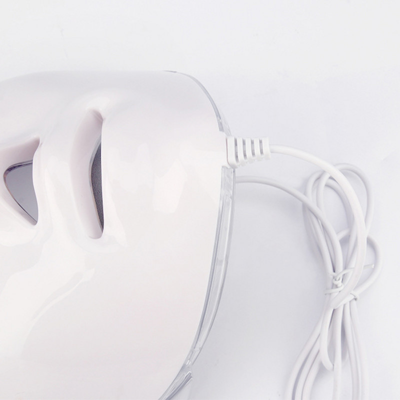 Mască facială cu lumină LED în 7 culori Mască LED pentru întinerirea pielii Fototerapie Îngrijirea feței Frumusețe Anti acnee Albire Mască pentru îndepărtarea ridurilor