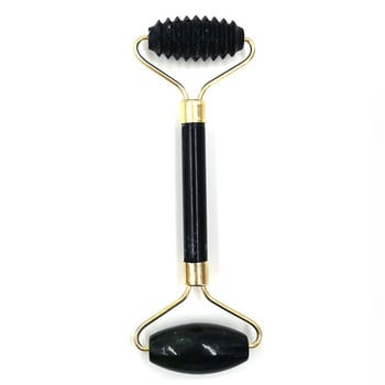 Natural Massager For Face Gouache Scraper For Face Massager Obsidian Jade Roller Guasha Scraper For Face Microniddle Roller