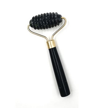 Natural Massager For Face Gouache Scraper For Face Massager Obsidian Jade Roller Guasha Scraper For Face Microniddle Roller