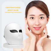 Led Photon fényterápiás gép / Arcbőrfiatalító Firming Lift PDT Led Mask Fényterápiás maszk nyakkal
