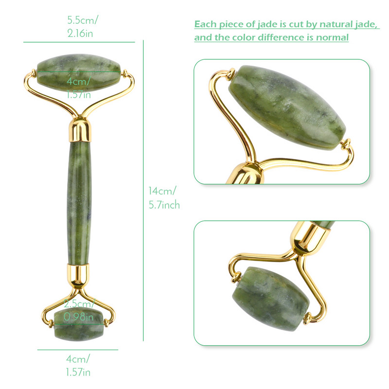 2 vnt Xiuyu Jade volelių rinkinys Priemonės, skirtos senėjimui stabdantis lieknėjimas, stangrinamasis, atjauninamas, pašalinamas raukšles, akių paburkimas, veido volelis.