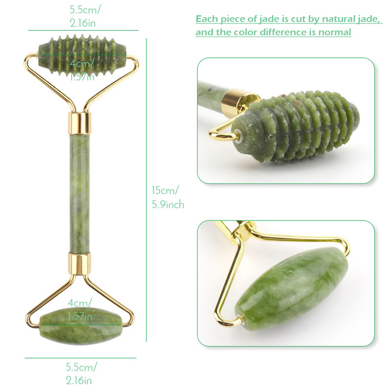 2 vnt Xiuyu Jade volelių rinkinys Priemonės, skirtos senėjimui stabdantis lieknėjimas, stangrinamasis, atjauninamas, pašalinamas raukšles, akių paburkimas, veido volelis.