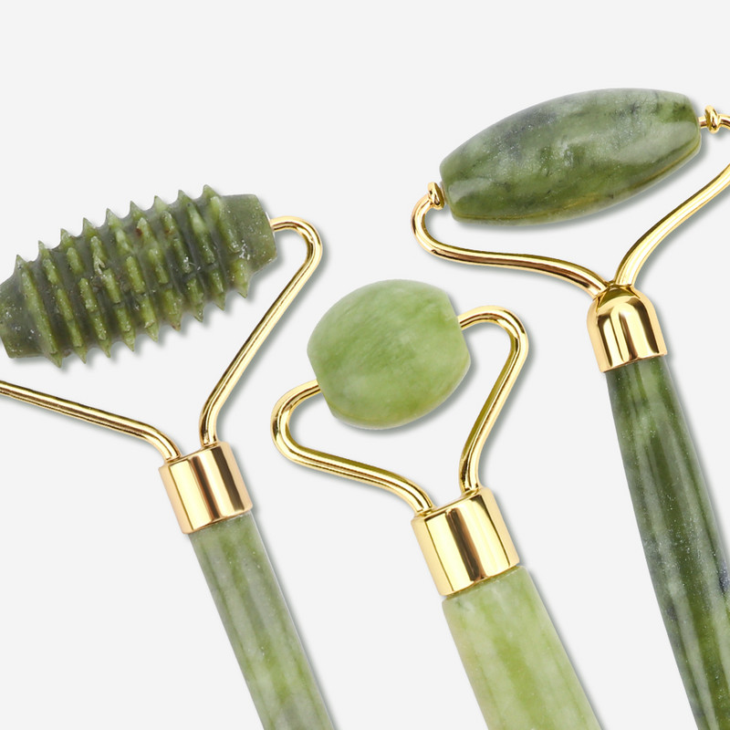 2 vnt Xiuyu Jade volelių rinkinys Priemonės, skirtos senėjimui stabdantis lieknėjimas, stangrinamasis, atjauninamas, pašalinamas raukšles, akių paburkimas, veido volelis.