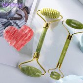 Valjak za lice Njega kože Masažer za lice Valjak od žada Masaža prirodnim kamenjem za lice Oči Gua Sha Fade Wrinkles Lifting Beauty Alati