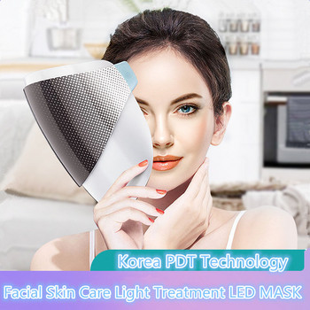 Светлинна терапия за салон за красота LED маска Червена синя инфрачервена светлинна терапия Korea PDT Photon Facial Mask Skin Sighting Beauty Device