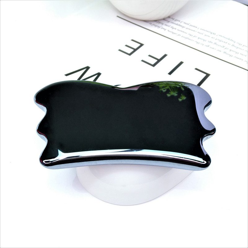 Masaža lica Valjak od žada Guasha strugač Masažer prirodnim terahercnim energetskim kamenom Oči Lice Vrat Tanko podizanje Opuštanje Alati za mršavljenje