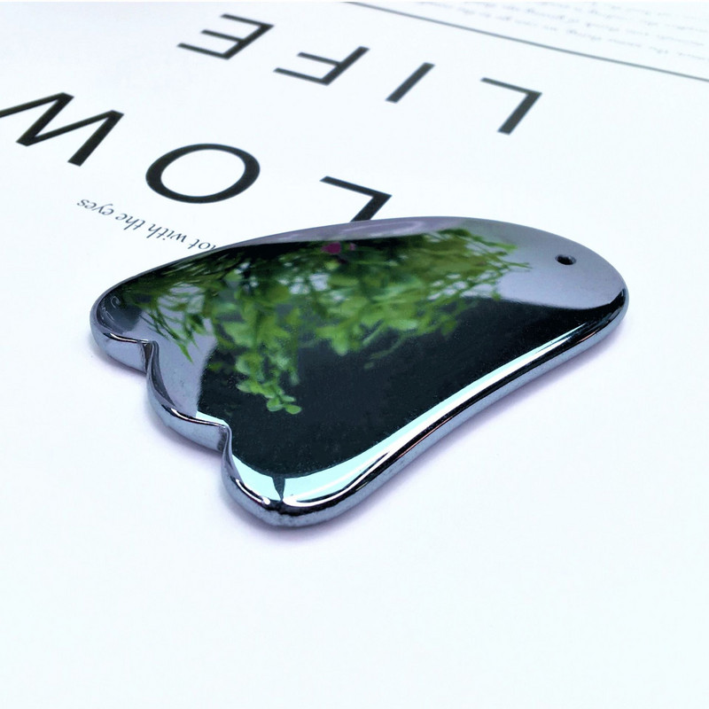 Masaža lica Valjak od žada Guasha strugač Masažer prirodnim terahercnim energetskim kamenom Oči Lice Vrat Tanko podizanje Opuštanje Alati za mršavljenje