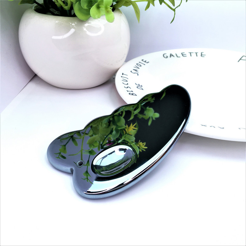 Masaža lica Valjak od žada Guasha strugač Masažer prirodnim terahercnim energetskim kamenom Oči Lice Vrat Tanko podizanje Opuštanje Alati za mršavljenje