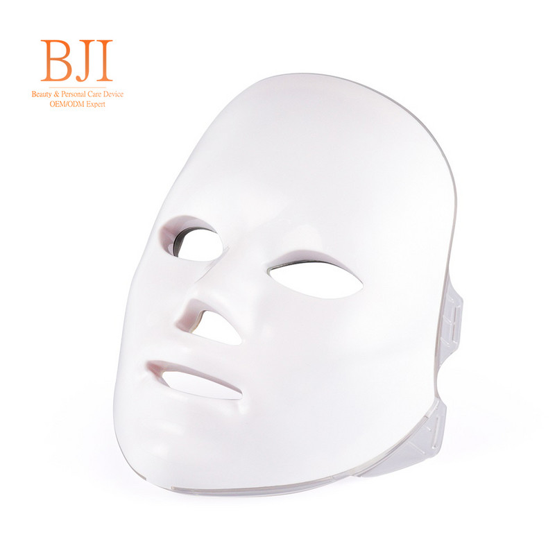 Svjetlosna fotonska terapija u 7 boja za ljepotu Dropshipping zatezanje kože protiv akni LED bežična punjiva maska za lice Home SPA