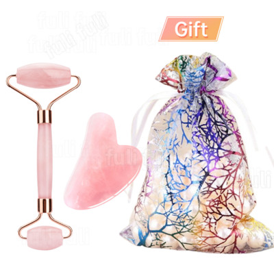 Valjak od prirodnog žada Gua Sha Massager Set alata za lice Set valjaka za gvaš struganje Njega kože lica Ljepota Zdravlje Alati za masažu
