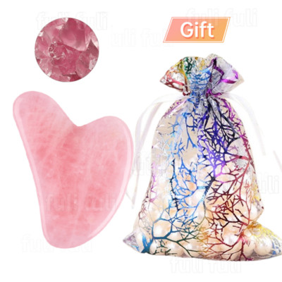 Valjak od prirodnog žada Gua Sha Massager Set alata za lice Set valjaka za gvaš struganje Njega kože lica Ljepota Zdravlje Alati za masažu