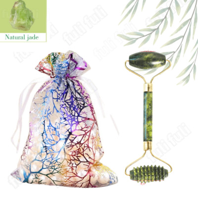 Valjak od prirodnog žada Gua Sha Massager Set alata za lice Set valjaka za gvaš struganje Njega kože lica Ljepota Zdravlje Alati za masažu