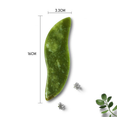 Természetes jade henger Gua Sha készletek masszírozó arcra Gouache kaparó hengerkészlet Szépség egészség Arcbőr ápolás Testmasszázs eszközök