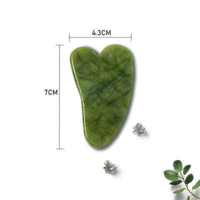 Természetes jade henger Gua Sha készletek masszírozó arcra Gouache kaparó hengerkészlet Szépség egészség Arcbőr ápolás Testmasszázs eszközök