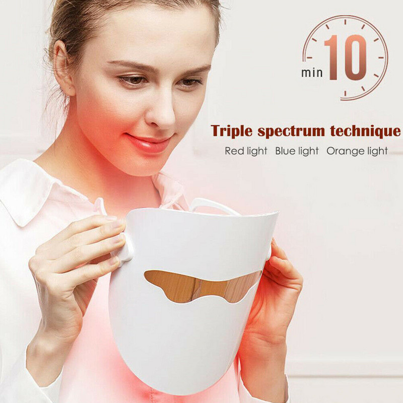 Facial LED Mask Beauty Skin Rejuvenation Photon Masque LED Facial Mask Therapy Anti Wrinkle Akne Tighten Skin Care Tool