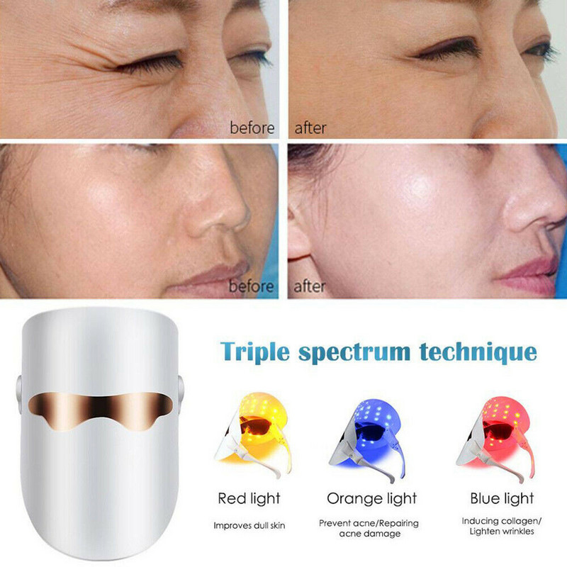 Facial LED Mask Beauty Skin Rejuvenation Photon Masque LED Facial Mask Therapy Anti Wrinkle Akne Tighten Skin Care Tool