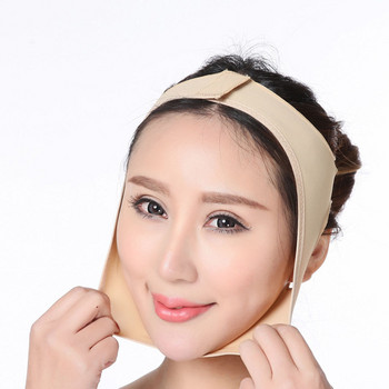 Дамска лента за отслабване на лицето Инструмент за повдигане на лицето Sculp Bandage V Face Shaper Повдигане на бузите Chin Slim Neck Тънък колан за отслабване на лицето