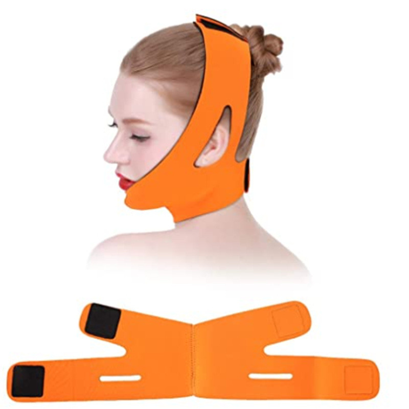 1kom V oblik tanki remen Maska za mršavljenje lica Zadebljano izdanje protiv bora Smanjenje duple brade Bandage Shaper Alati za njegu kože lica
