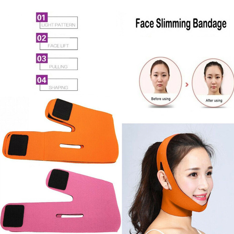 1kom V oblik tanki remen Maska za mršavljenje lica Zadebljano izdanje protiv bora Smanjenje duple brade Bandage Shaper Alati za njegu kože lica