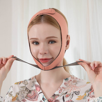 Γυναικείο επίδεσμος ανύψωσης λεπτού προσώπου Double Chin Cheek Slim Lift Up Αντιρυτιδική ζώνη Ζώνης σχήματος V Αδυνατίσματος προσώπου Εργαλεία περιποίησης δέρματος