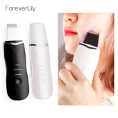 Spatulă de față cu ultrasunete Scrubber pentru piele Masaj cu vibrații de înaltă frecvență Lifting facial Îndepărtarea punctelor negre Deep Peeling Cleaner