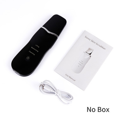 Spatulă de față cu ultrasunete Scrubber pentru piele Masaj cu vibrații de înaltă frecvență Lifting facial Îndepărtarea punctelor negre Deep Peeling Cleaner