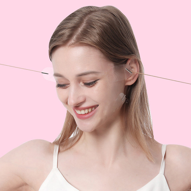 Invisible Face Matricák Neck Eye Lifter matrica Öregedésgátló tapasz Arc karcsúsító szalag Ránctalanító matrica Új Face Lift Tape