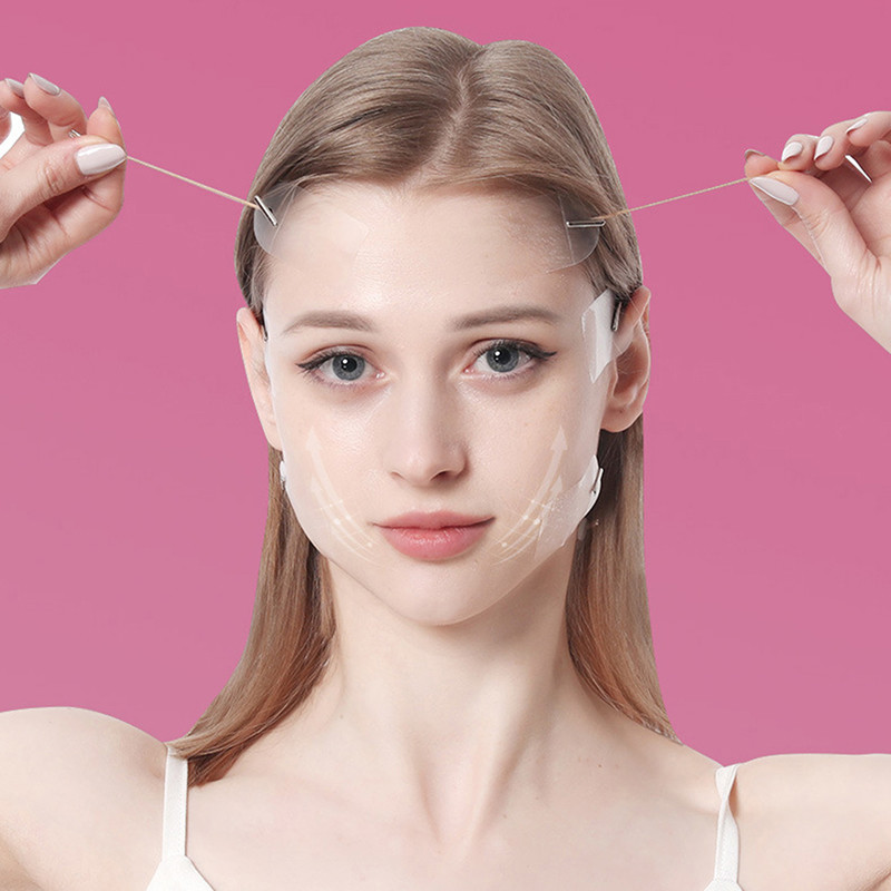 Invisible Face Matricák Neck Eye Lifter matrica Öregedésgátló tapasz Arc karcsúsító szalag Ránctalanító matrica Új Face Lift Tape