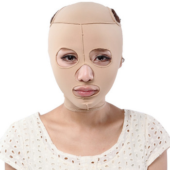 Μάσκα πλήρους ανόρθωσης προσώπου Εργαλεία υγιεινής φροντίδας Μασάζ Αδυνατίσματος Μασάζ προσώπου Επίδεσμος S/M/L/XL Lift-up Chin V Face Shaper