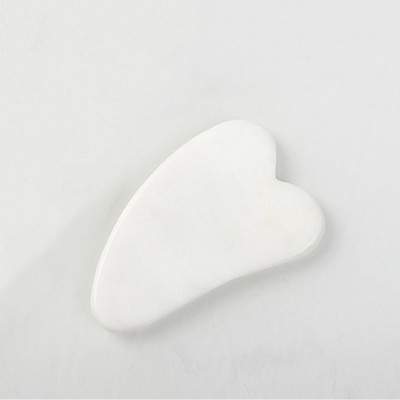 Novi bijeli žad Kamen za masažu Prirodni kvarcni strugač Valjak od žada Gua sha set Bijeli alat za masažu lica za podizanje lica za leđa