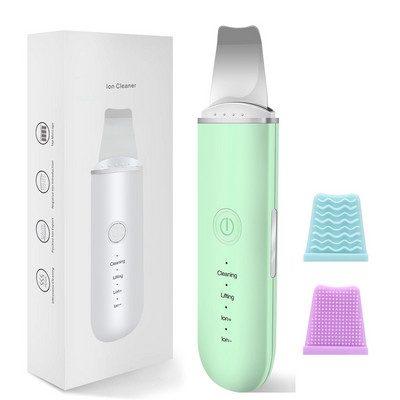 Ultrahangos bőrradír peeling arc mitesszer eltávolító arc lifting hámlasztó tisztító mély arctisztító arcmasszírozó