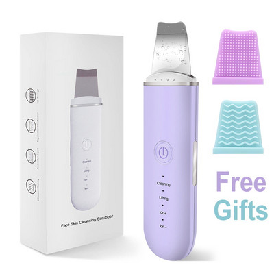 Ultrahangos bőrradír peeling arc mitesszer eltávolító arc lifting hámlasztó tisztító mély arctisztító arcmasszírozó
