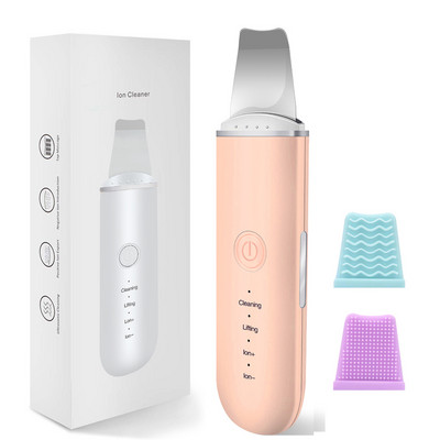 Ultrahangos bőrradír peeling arc mitesszer eltávolító arc lifting hámlasztó tisztító mély arctisztító arcmasszírozó