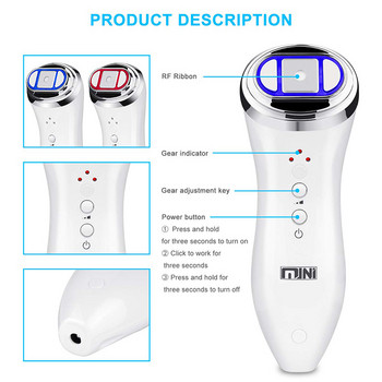 Υπέρηχος Mini HIFU RF Lifting Machine Heat Up Beauty Device Φορητό μασάζ προσώπου για πρόσωπο ματιών λαιμός σώματος Προϊόν περιποίησης δέρματος