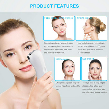 Ултразвукова мини HIFU RF повдигаща машина Нагряване на устройство за красота Преносим масажор за лице за лице Очи Шия Тяло Продукт за грижа за кожата