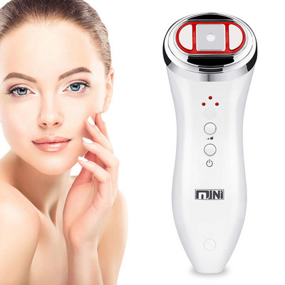 Ultrahangos Mini HIFU RF emelőgép Heat Up Beauty Device hordozható arcmasszírozó arcra szem nyak test bőrápoló termék