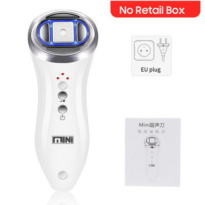 Ultrahangos Mini HIFU RF emelőgép Heat Up Beauty Device hordozható arcmasszírozó arcra szem nyak test bőrápoló termék