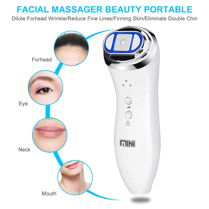 Ultrahangos Mini HIFU RF emelőgép Heat Up Beauty Device hordozható arcmasszírozó arcra szem nyak test bőrápoló termék