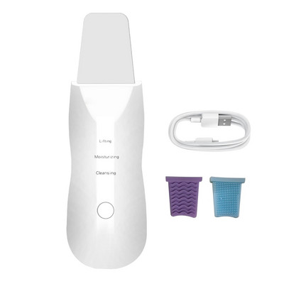 Ultrahangos bőrradír peeling mitesszer eltávolító mély arctisztító ultrahangos ionos ance pórustisztító arclapátos arctisztító