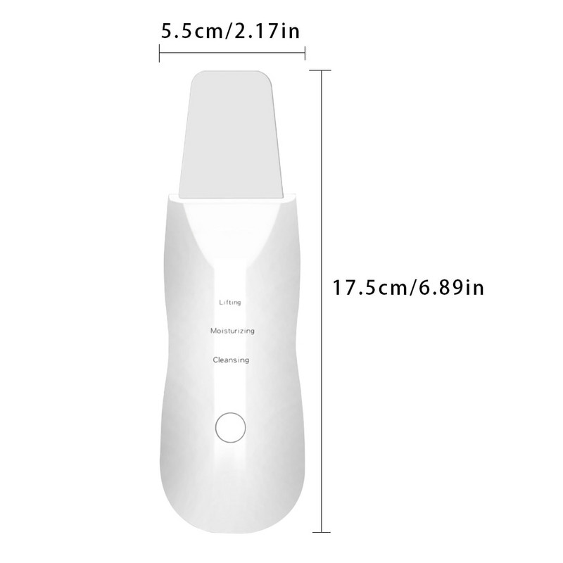 Ultrahangos bőrradír peeling mitesszer eltávolító mély arctisztító ultrahangos ionos ance pórustisztító arclapátos arctisztító
