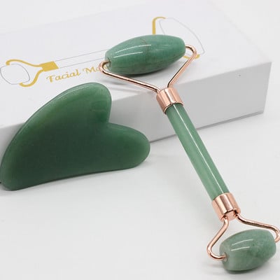 AAA Nature Dong Ling Jade Roller Gua Sha SPA Masszázs Face Lift Bőrápoló Beauty Tools Body Guache Relax & Facial Scraping GUASHA
