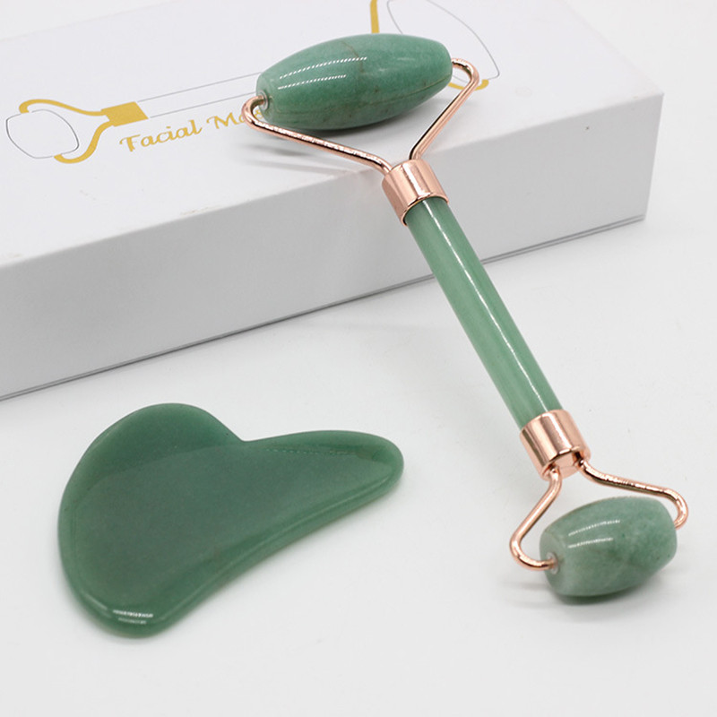 AAA Nature Dong Ling Jade Roller Gua Sha SPA Masszázs Face Lift Bőrápoló Beauty Tools Body Guache Relax & Facial Scraping GUASHA