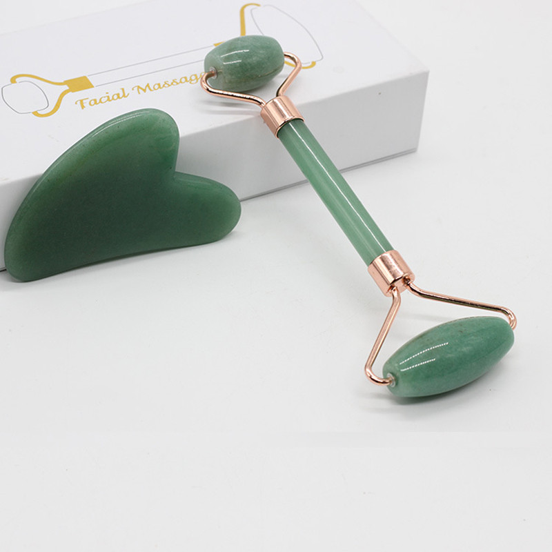 AAA Nature Dong Ling Jade Roller Gua Sha SPA Masszázs Face Lift Bőrápoló Beauty Tools Body Guache Relax & Facial Scraping GUASHA