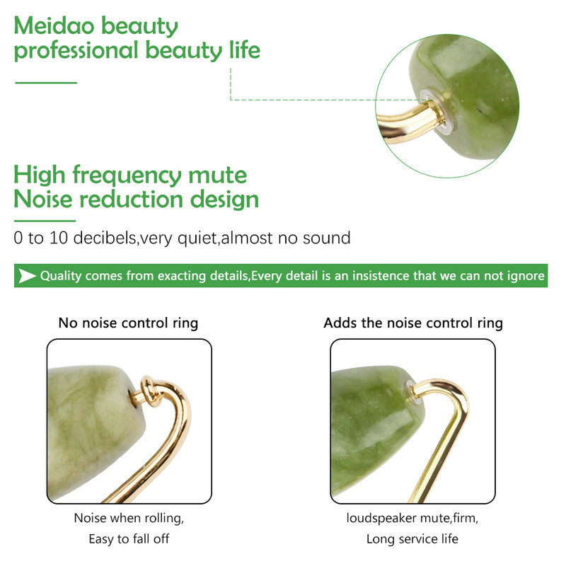 Natural Face Roller Gua Sha Set Rózsakvarc Jade Hengermasszírozó Stone Beauty Health Bőrápolás Masszázseszköz Masszírozó arcra